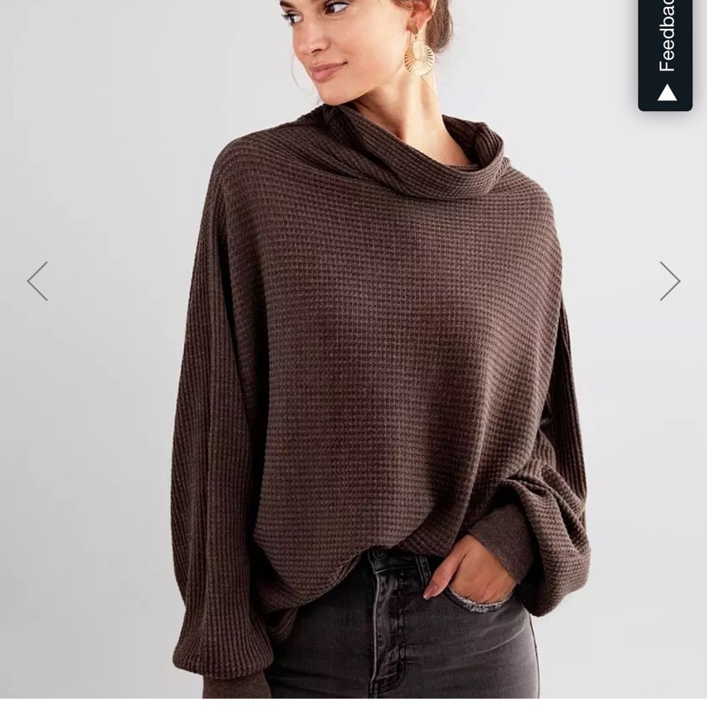 White crow cowl neck dolman top